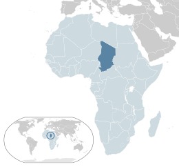 Map of Chad