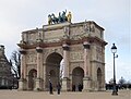 * Nomination: Arc de Triomphe du Carrousel, Paris -- Alvesgaspar 15:22, 7 December 2012 (UTC) * Review Post processing of the sky is visible around the quadriga... You are not lucky with the weather when you come to Paris. + please have a look on the (technical) note. I've added the geocode.--Jebulon 15:58, 7 December 2012 (UTC) - I have denoised the image in order to minimize the posterization. It is much better now. -- Alvesgaspar 12:44, 8 December 2012 (UTC)