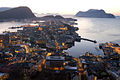 Blick von Aksla auf Ålesund