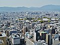 Central business district of Kyoto City from Kyoto tower