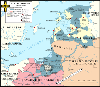 État teutonique après 1466