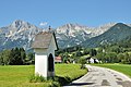 * Nomination Wayside shrine in Weng, Austria --Isiwal 10:16, 13 December 2012 (UTC) * Promotion Very nice image, great atmosphere of a summer day. However, a bit blurred due to small aperture (f/14). It could be better if shoot at f/9. --Ximeg 16:38, 13 December 2012 (UTC)