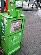 Deutsch: Zeitungsautomat der NRZ