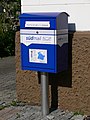 Briefkasten des privaten Postunternehmens Südmail