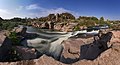 * Nomination Kamianka Waterfall, Dnipropetrovsk Oblast, Ukraine. By User:Ryzhkov Sergey — NickK 06:34, 13 July 2015 (UTC) Please upload an higher resolution (it's just under 2 MB), the water is unfortunately not quiet obvious and remove those white spots in the sky. --Michielverbeek 21:04, 14 July 2015 (UTC) Comment It's nearly 5 Mpix (please count size in Mpixel not MB) and the white spots are stars actually. A bigger size however would be welcomed. --C messier 12:47, 17 July 2015 (UTC)  Comment This is clearly a composite image (the top half is a short exposure since the stars do not move, but the bottom half is a long exposure of 30 seconds) and should be noted as such on the description page. Also, 5 megapixels is not much by today's standards but it's fine for QI if the subject is sufficiently interesting and well composed. There's some very minor JPEG compression artifacts due to the small file size, but it's not too significant.Dllu 17:58, 17 July 2015 (UTC)  Comment I disagree about the fact that is composite image. Stars show little movement even at 10s with an 80 mm equivalent (see here). 30s exposure and 16mm movement must be even less. --C messier 21:25, 17 July 2015 (UTC) You're right, it's probably not a composite image. There are actually very short (3 px) star trails in this picture which is correct considering the focal length. Dllu 03:46, 22 July 2015 (UTC) * Promotion  Support QI for me. --C messier 16:49, 21 July 2015 (UTC)