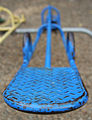 * Nomination Seesaw Thegreenj 03:06, 8 October 2007 (UTC) * Decline Sorry, this is not a photo of a seesaw. It's a photo of some blue metal thingy. --Leafnode 05:59, 8 October 2007 (UTC)  CommentI'm afraid I don't understand your decline. Composition? Thegreenj 14:04, 8 October 2007 (UTC)  Comment Yup. Extreme closeup with short DoF makes that I don't know what the subject is. I see only piece of metal with chipped off blue paint. --Leafnode 07:57, 9 October 2007 (UTC)