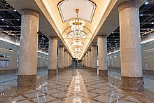 Ganjia Kou station concourse (December 2020)