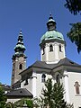 Blick zur Kirche St. Peter