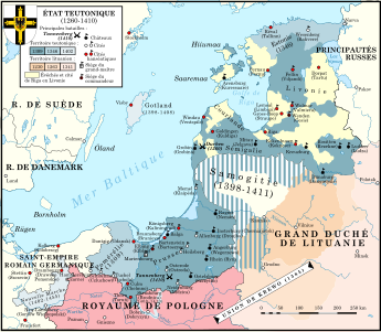 État teutonique de 1260 à 1410