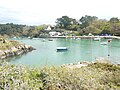 Le port de Merrien vu de la rive ouest de la rivière (ria) de Merrien 2.