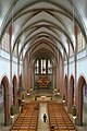 * Nomination View through the main nave to the apside of Herz-Jesu-Kirche (Bregenz) --Böhringer 09:11, 21 December 2007 (UTC) * Decline Not sharp, crooked frame. Sfu 08:52, 22 December 2007 (UTC) Comment go again with tripod and f/8. This is a nice composition! --Ikiwaner 23:44, 22 December 2007 (UTC)