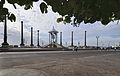 * Nomination Gandhi Statue and the 8 monolithic pillars at Pondicherry --Dey.sandip 17:28, 30 November 2012 (UTC) I thin that the traffic light on the left is quite disturbing and the people are too distorted (horizontal re-scaling needed) Poco a poco 21:15, 30 November 2012 (UTC) Can you annotate the problematic traffic light? I can work on the corrections then. --Dey.sandip 21:23, 30 November 2012 (UTC) Fixed Different crop as you had suggested. I agree this looks better now. I have also checked for distortion. There is no apparent horizontal distortion present now. Its probably just one over-weight person. Please have a look at the new version. --Dey.sandip 08:53, 1 December 2012 (UTC) It looks better indeed, if you incrase the brightness of the darker areas it's QI to me Poco a poco 14:35, 1 December 2012 (UTC)  Done Selective brightening of darker areas in the new version --Dey.sandip 20:46, 3 December 2012 (UTC) Sorry, but I cannot see any difference Poco a poco 09:13, 4 December 2012 (UTC)  Done More brightening, hopefully this should be acceptable now :) --Dey.sandip 13:29, 4 December 2012 (UTC) * Promotion After a final adjustment should be ok --Poco a poco 20:16, 4 December 2012 (UTC) Thanks Poco for all the time and effort spent on this one --Dey.sandip 20:20, 4 December 2012 (UTC)