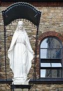 Mary Statue at Franciscan Church in Sanok