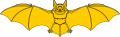 Furry heraldic bat.svg