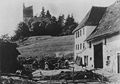 Burgruine Kallenberg, Gemeinde Buchheim, Landkreis Tuttlingen: Kallenberger Hofs um1900