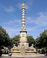 * Nomination Fountain of Palmier in Paris, Square of Châtelet. --Moonik 17:21, 27 January 2012 (UTC) * Withdrawn One can see a white halo (line) all around the monument. Overexposition for parts, and oversharpened maybe. Sorry--Jebulon 18:02, 27 January 2012 (UTC)  I withdraw my nomination Helas, I agree, it's oversharped, I withdrawn my nomination. --Moonik 19:17, 27 January 2012 (UTC)