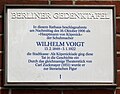 Wilhelm Voigt, "Hauptmann von Köpenick", Alt-Köpenick 21 (neben dem Eingang vom Rathaus Köpenick), Köpenick