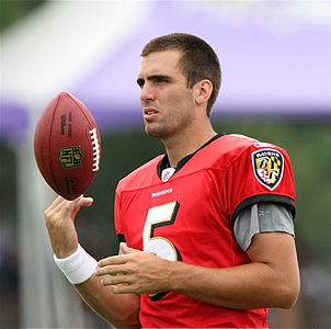 Baltimore Ravens quarterback Joe Flacco