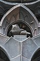 Deutsch: Kontorhaus Chilehaus in Hamburg-Altstadt: Detail der Arkaden von Richard Kuöhl am Burchardplatz. This is a photograph of an architectural monument. It is on the list of cultural monuments of Hamburg, no. 29133.