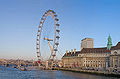 London Eye viewed from Westminster Bridge in January 2006