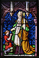 Südliches Glasfenster („Ankenreute-Fenster“) von Peter Hemmel von Andlau, 1477–1478, ein Heiliger