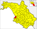 Map (in province of Salerno)