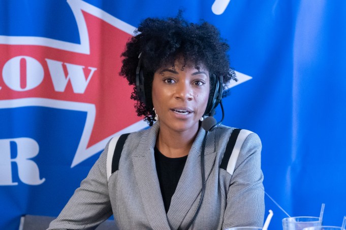 MANCHESTER, NEW HAMPSHIRE - FEBRUARY 10: Zerlina Maxwell attends the SiriusXM Broadcast of the 2020 New Hampshire Democratic Primary Live From Iconic Red Arrow Diner - Day 1 on February 10, 2020 in Manchester, New Hampshire. (Photo by Mark Sagliocco/Getty Images for SiruisXM)