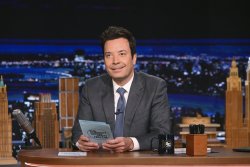 THE TONIGHT SHOW STARRING JIMMY FALLON -- Episode 1987 -- Pictured: Host Jimmy Fallon during Hashtags on Wednesday, June 12, 2024 -- (Photo by: Rosalind OConnor/NBC)