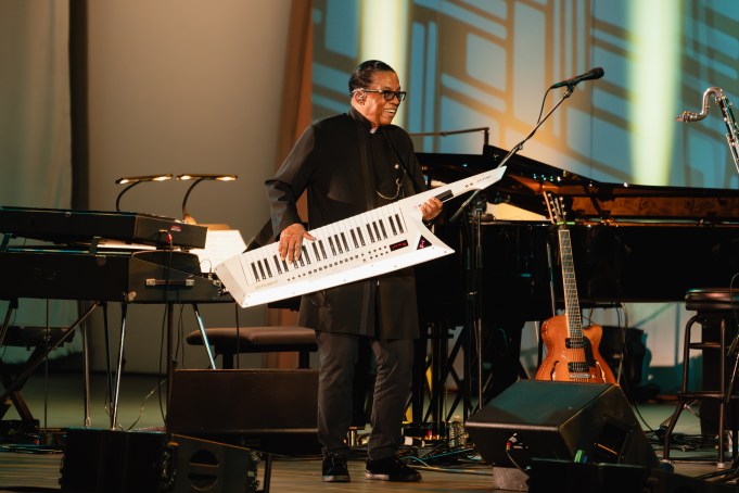 Herbie Hancock reunites with the original members of the Head Hunters to commemorate the 50th anniversary of their namesake album.