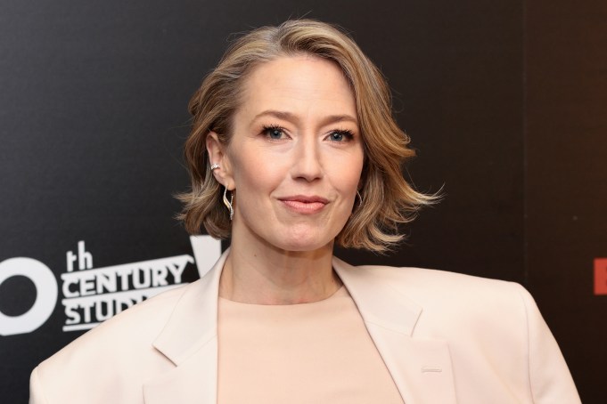 NEW YORK, NEW YORK - MARCH 14: Carrie Coon attends the 20th Century Studios' "Boston Strangler" New York Screening at Museum of Modern Art on March 14, 2023 in New York City. (Photo by Dimitrios Kambouris/Getty Images)