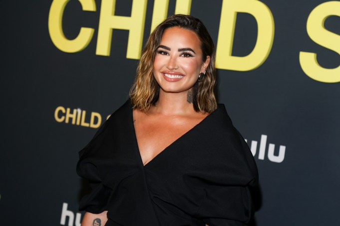 Demi Lovato at the Child Star - LA Special Screening held at the NeueHouse Hollywood on September 12, 2024 in Los Angeles, California.