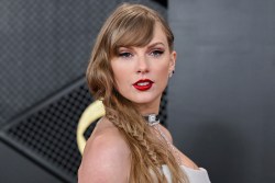 Taylor Swift at the 66th Annual GRAMMY Awards held at Crypto.com Arena on February 4, 2024 in Los Angeles, California. (Photo by Gilbert Flores/Billboard via Getty Images)