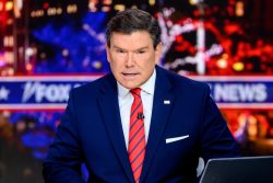 NEW YORK, NEW YORK - MARCH 05: Bret Baier attends Fox News' Super Tuesday 2024 primary election coverage at Fox News Channel Studios on March 05, 2024 in New York City. (Photo by Roy Rochlin/Getty Images)