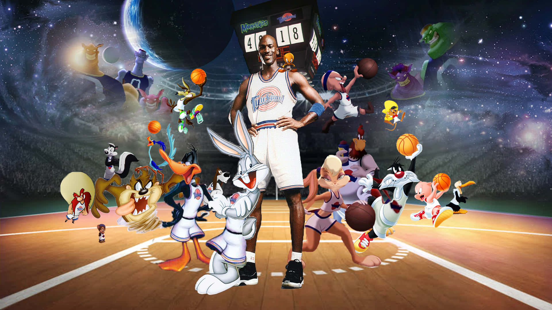 Cool Space Jam Wallpaper