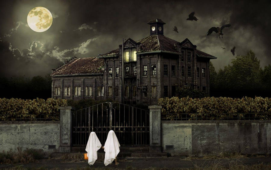 Haunted House Wallpaper