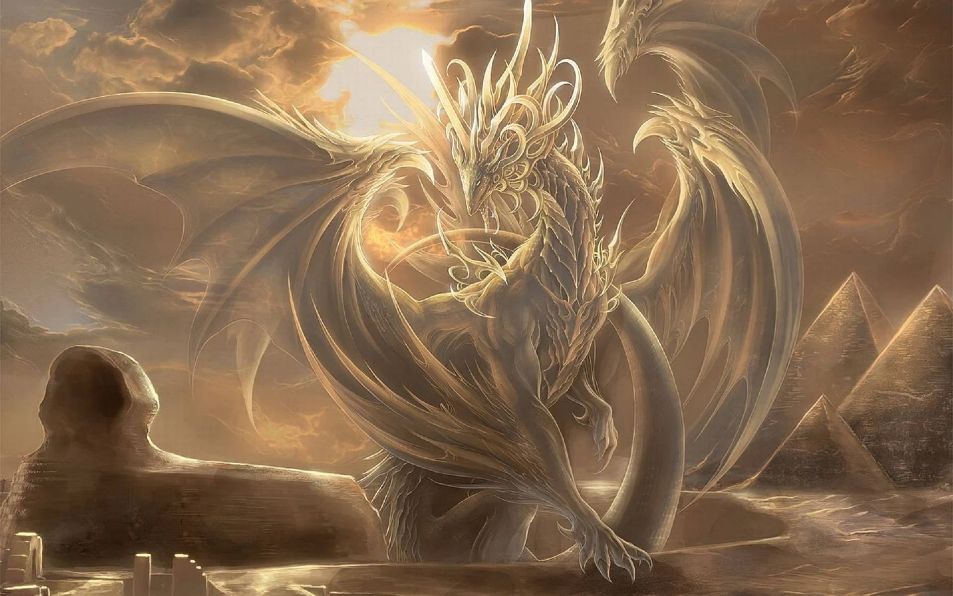 Light Dragon Wallpaper