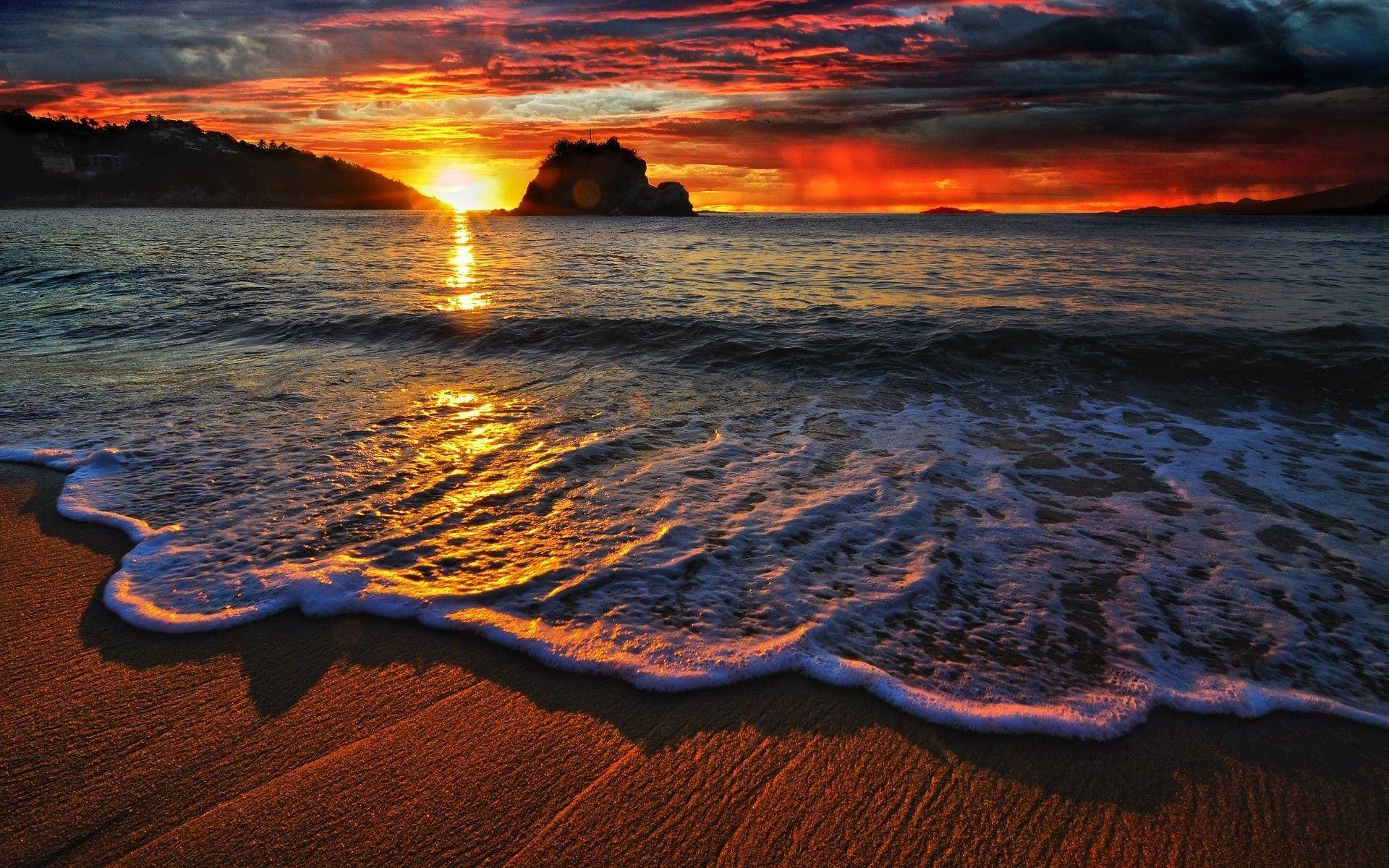 Ocean Sunset Wallpaper