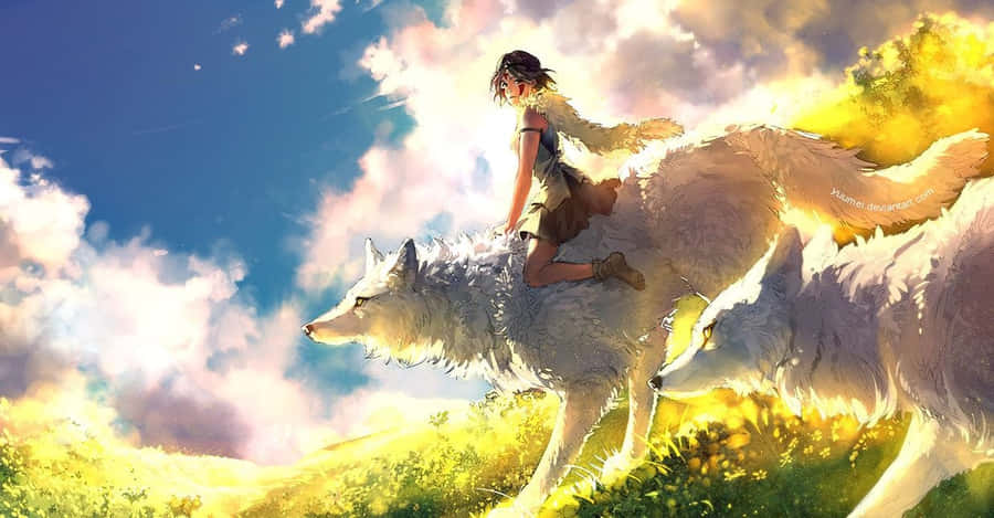 Princess Mononoke Studio Ghibli Fondo de pantalla