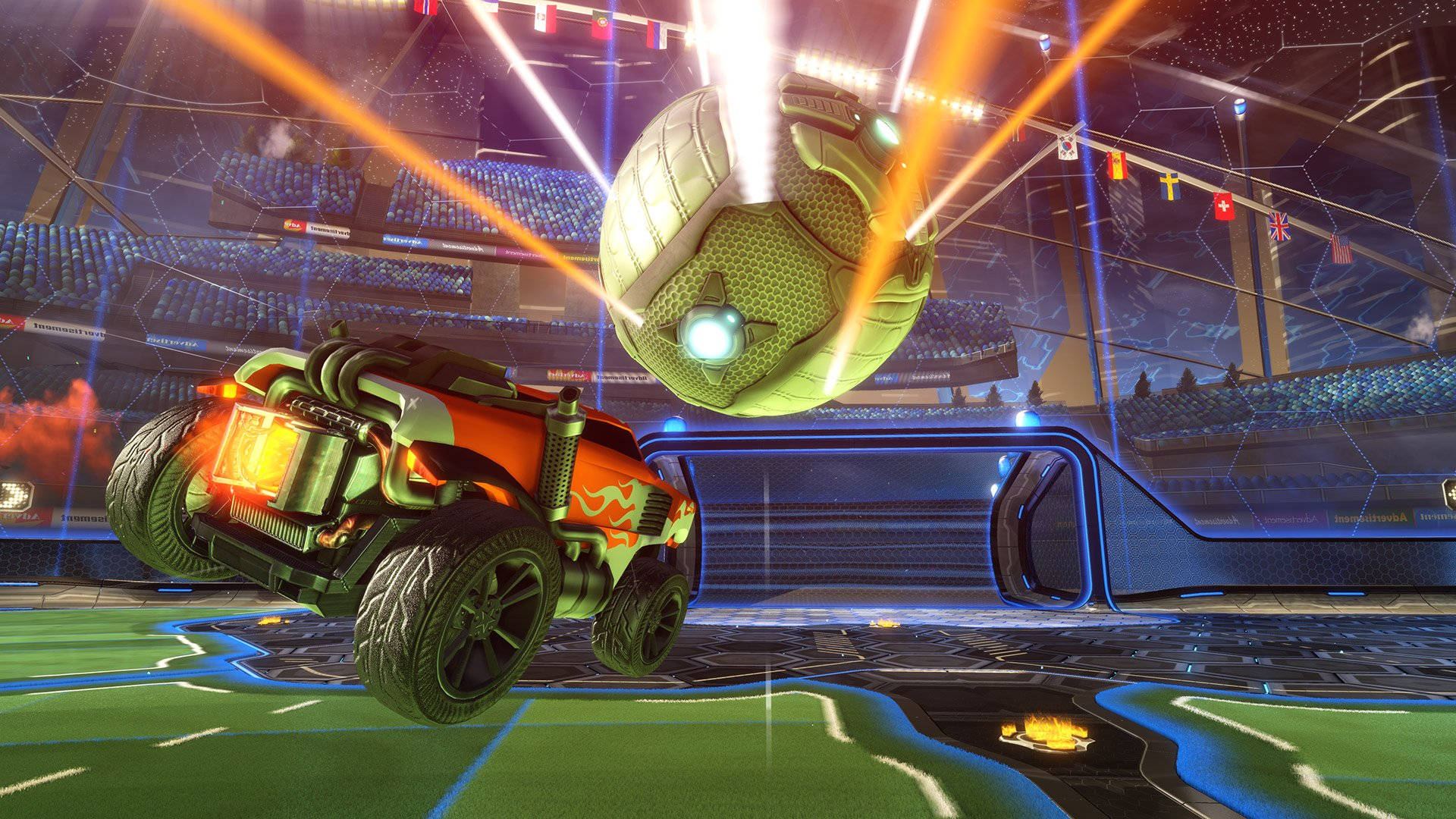 Rocket League 1920 X 1080 Wallpaper