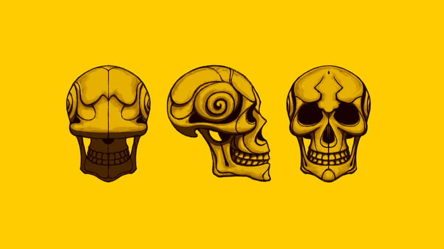 Skull Background Wallpaper