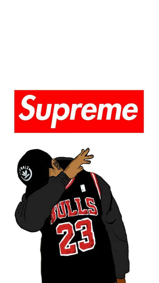 Supreme Tecknad Wallpaper