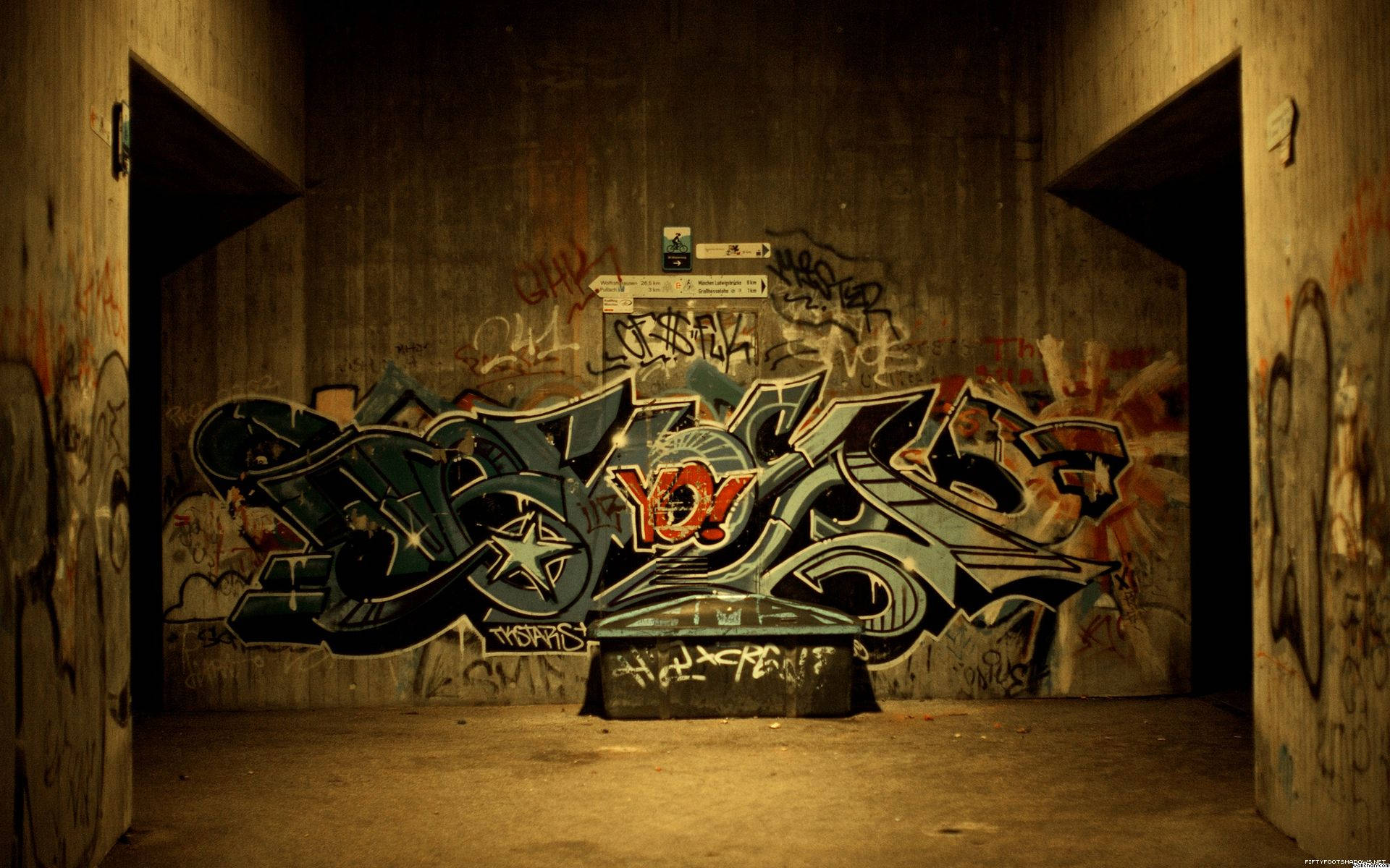 Urban Art Background Wallpaper