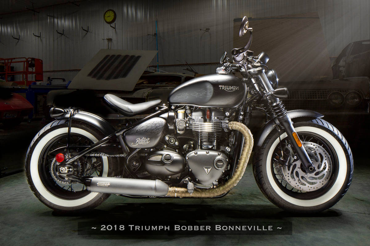 2018 Triumf Bobber Bonneville Wallpaper