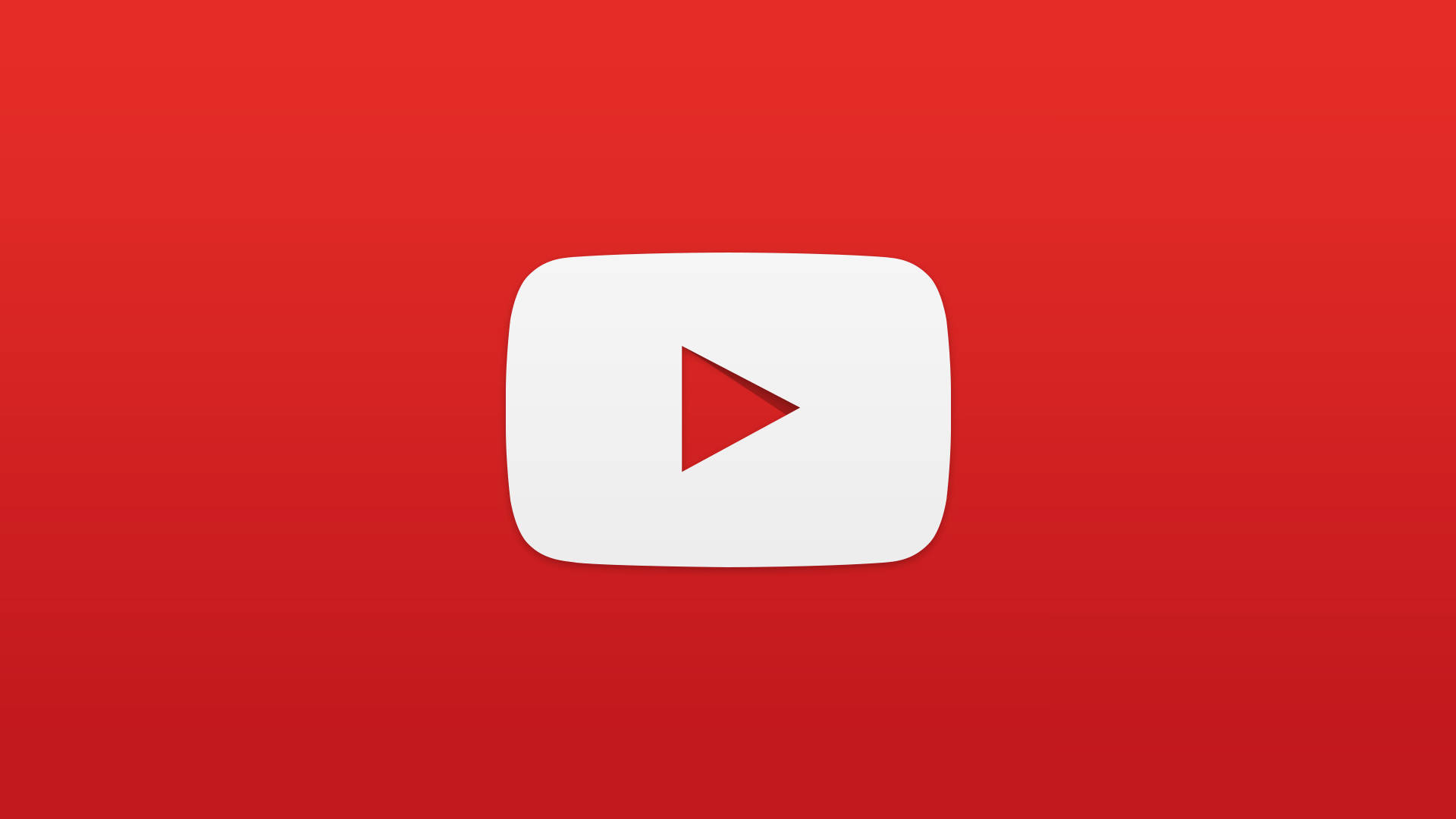 Aesthetic Youtube Red Button Logo Wallpaper