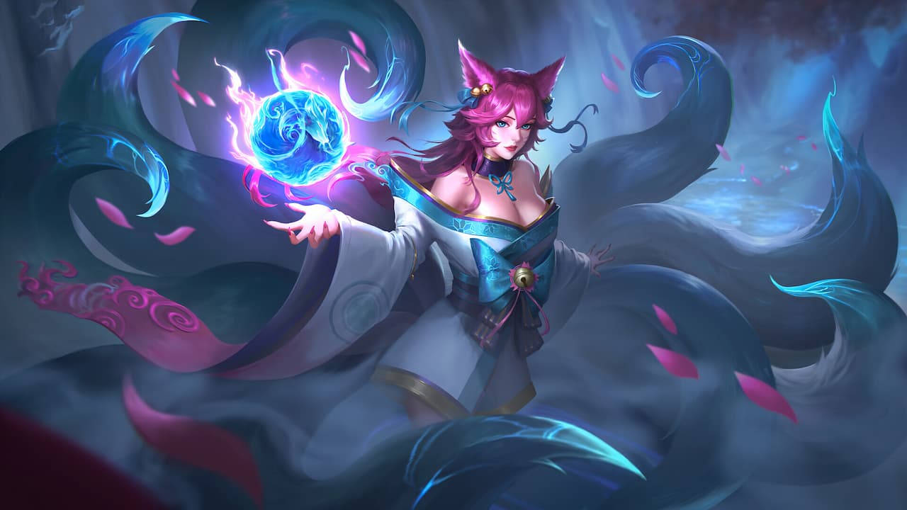 Ahri Usa La Magia Sfondo