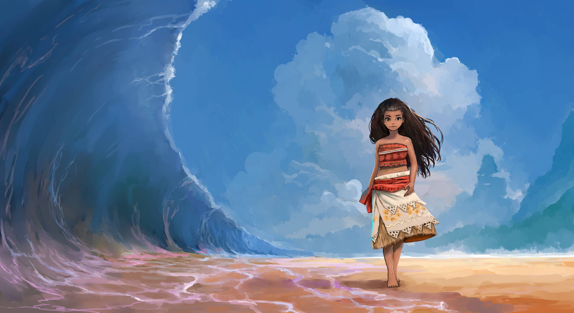 Anime Moana 4k Papel de Parede