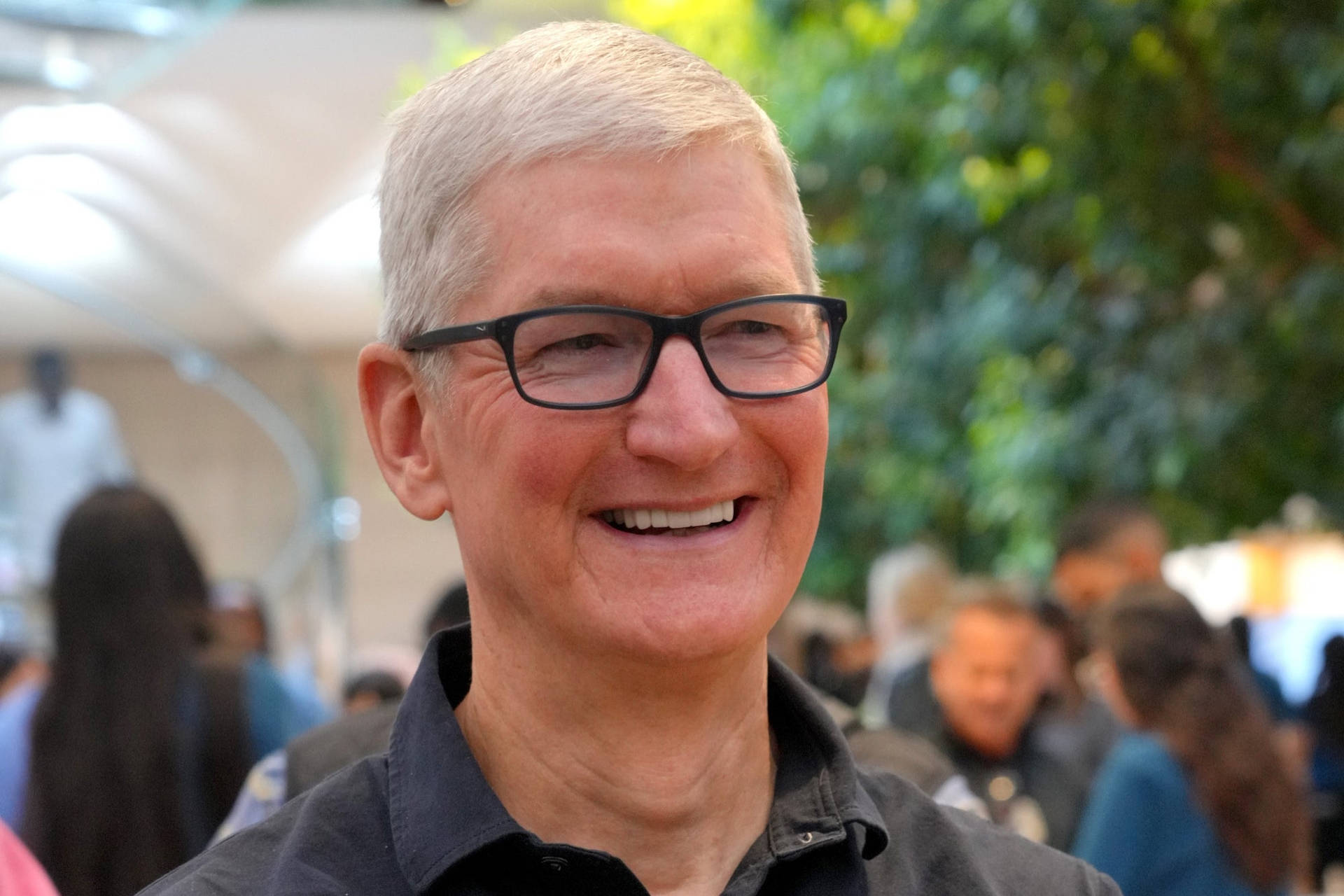 Appleceo Tim Cook Paparazzi-aufnahme Wallpaper