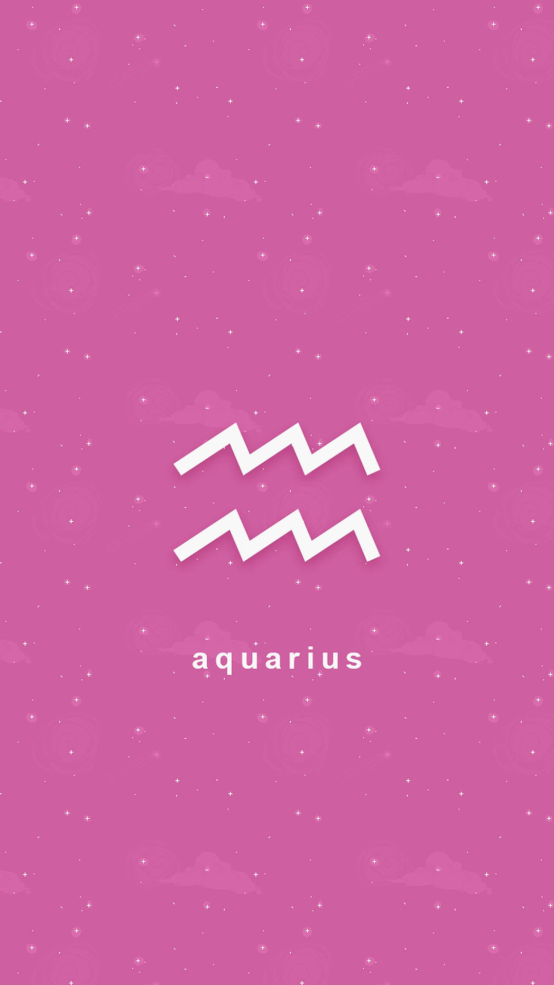 Aquarius Zodiac Hvid Symbols Tapet Wallpaper