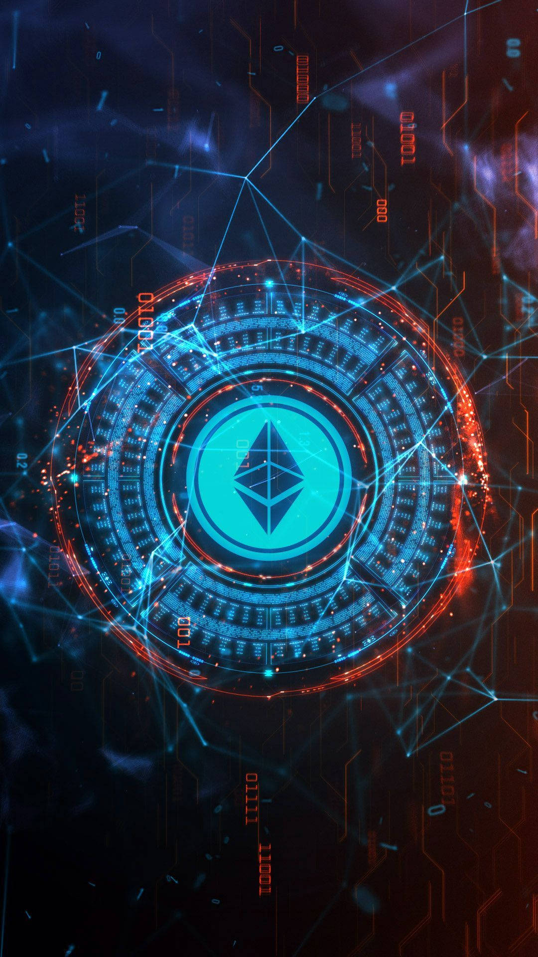 Blockchainmekanisk Sfär Reaktor Wallpaper