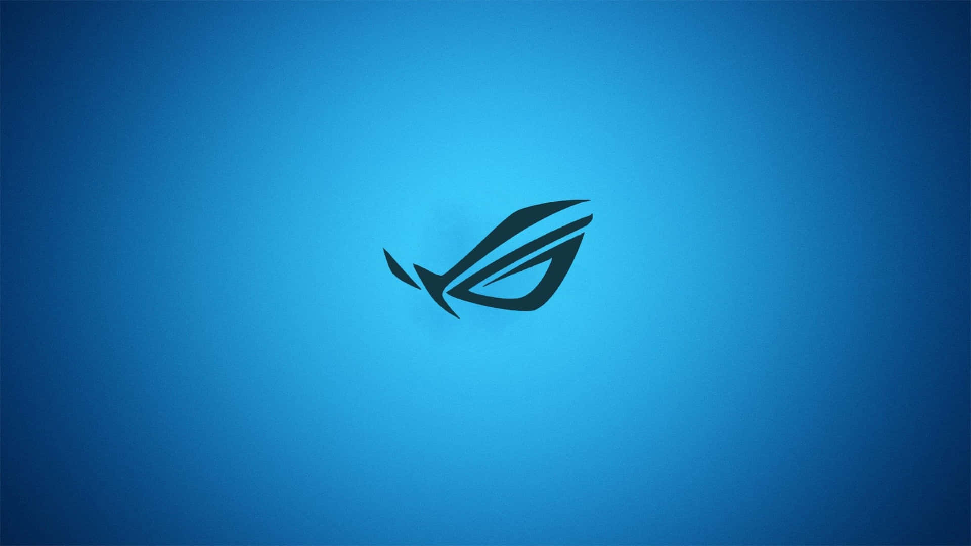 ASUS ROG Logo Blå PC Computer Skrivebord Tapet Wallpaper